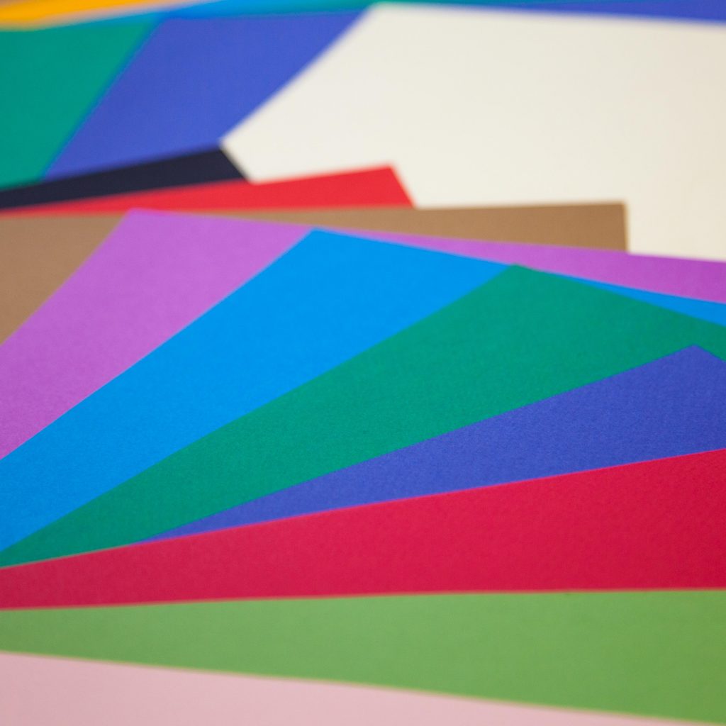 Papiers de couleur lisses ou à grain